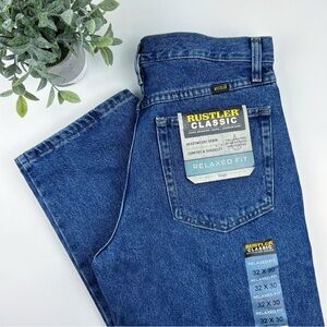 Rustler Classic Relaxed Fit Jeans Men's Size 32 x 30 NWT